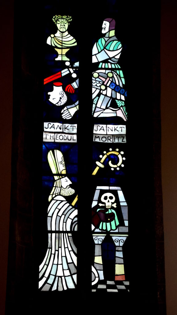 Fenster mit Theodul und Maurice
