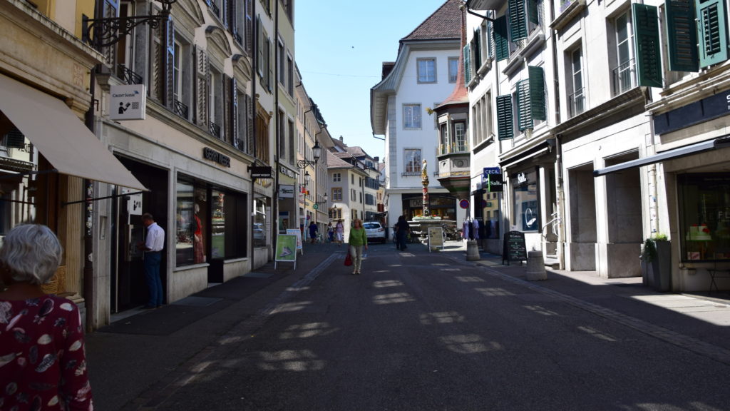 in den Gassen von Solothurn
