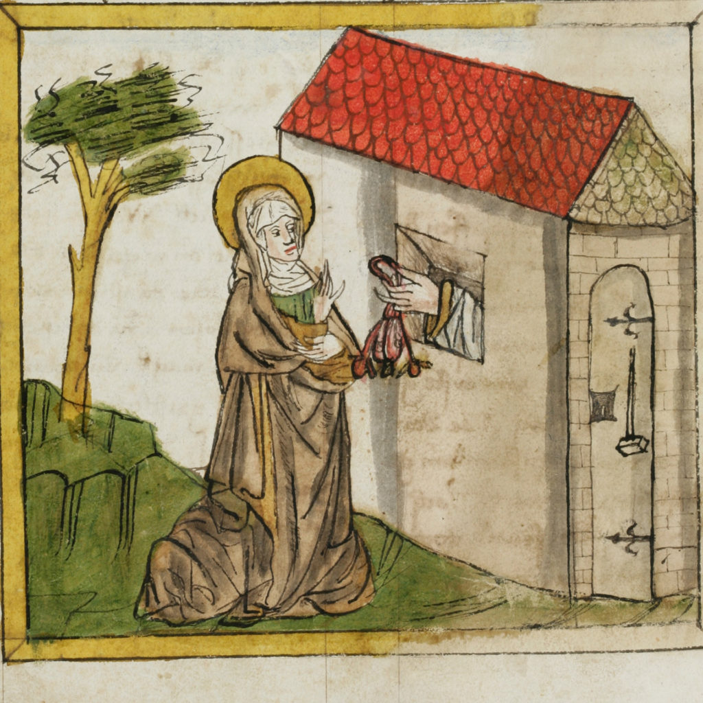 Wiborada | © St. Gallen, Stiftsbibliothek, Cod. Sang. 602, S. 303
