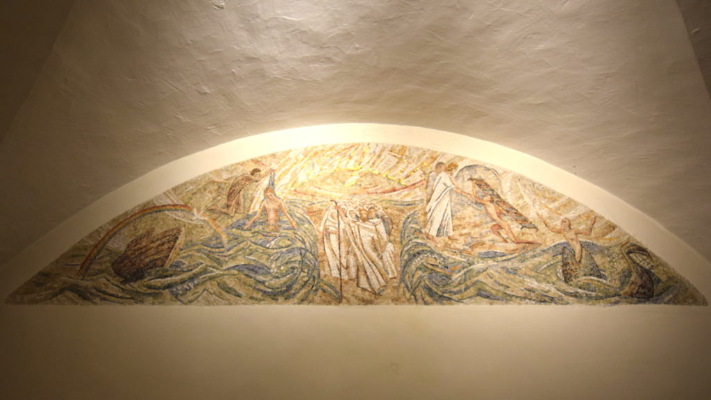 Baptisterium, Mosaik