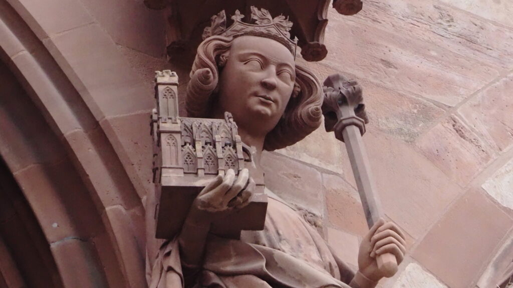 Kirche (Detail Fassade Basler Münster)