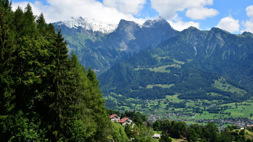 Aussicht auf Pfäfers