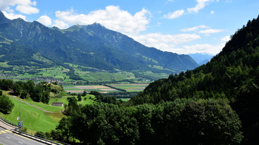 Aussicht von Pfäfers